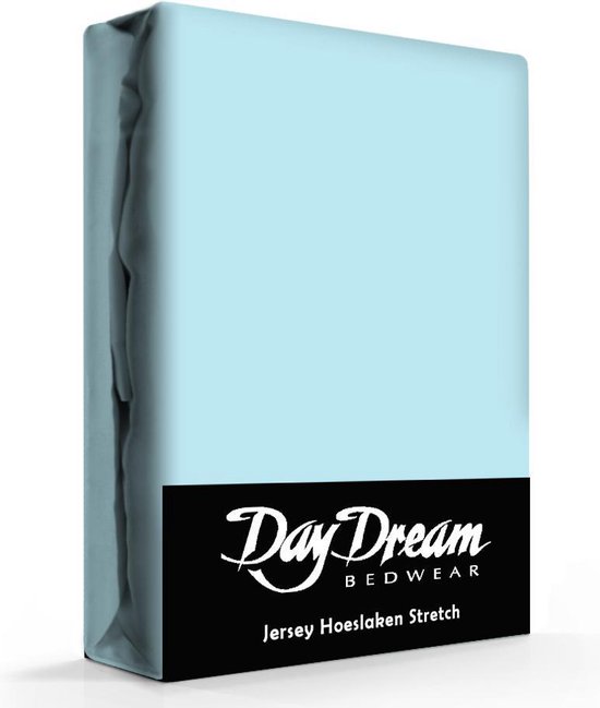 Day Dream hoeslaken jersey ice blue - Blauw