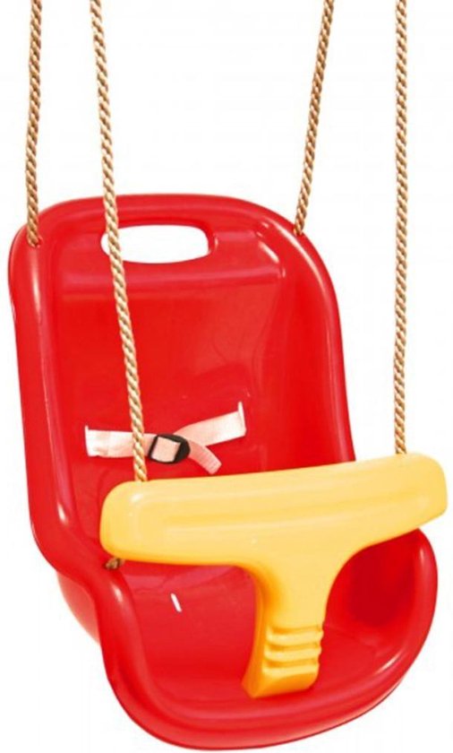 SwingKing Swing King babyschommelzitje Luxe kunststof 36 x 18 cm - Rood