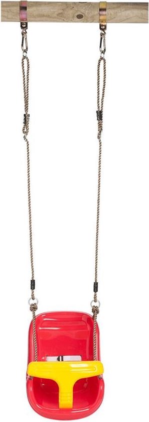 SwingKing Swing King babyschommelzitje Luxe kunststof 36 x 18 cm - Rood