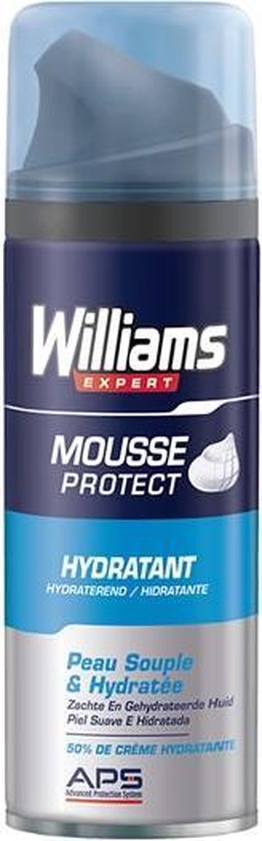 Williams 200ml Scheerschuim Protect Hydratant