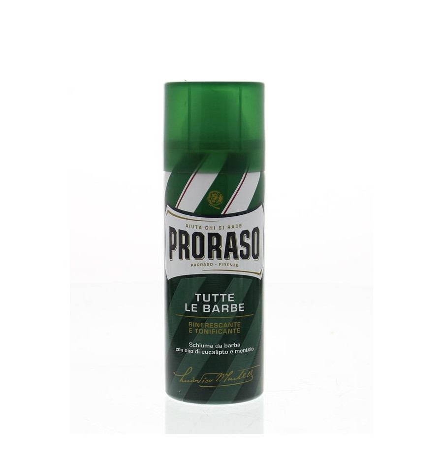 Proraso 50ml Scheerschuim Reisverpakking Eucalyptus