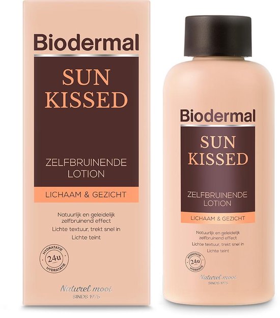Biodermal Sun Kissed Zelfbruinende Lotion Lichaam en Gezicht
