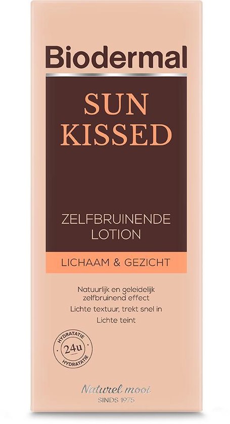 Biodermal Sun Kissed Zelfbruinende Lotion Lichaam en Gezicht