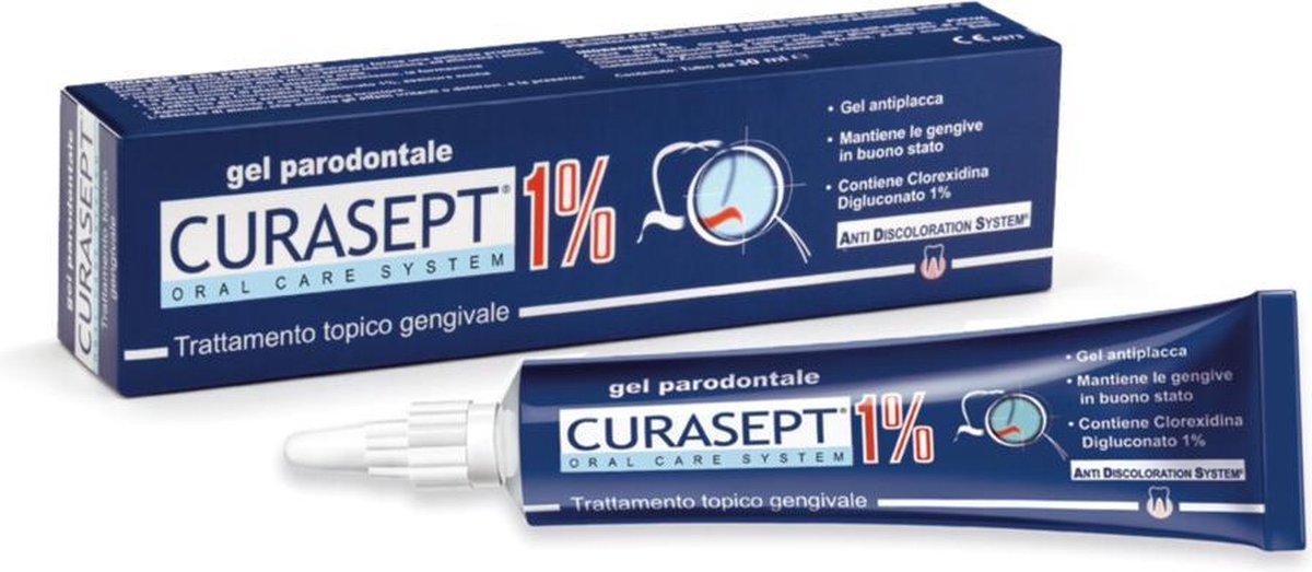 Curasept Parodontaal Gel 1 Chloorhexidine 30ml