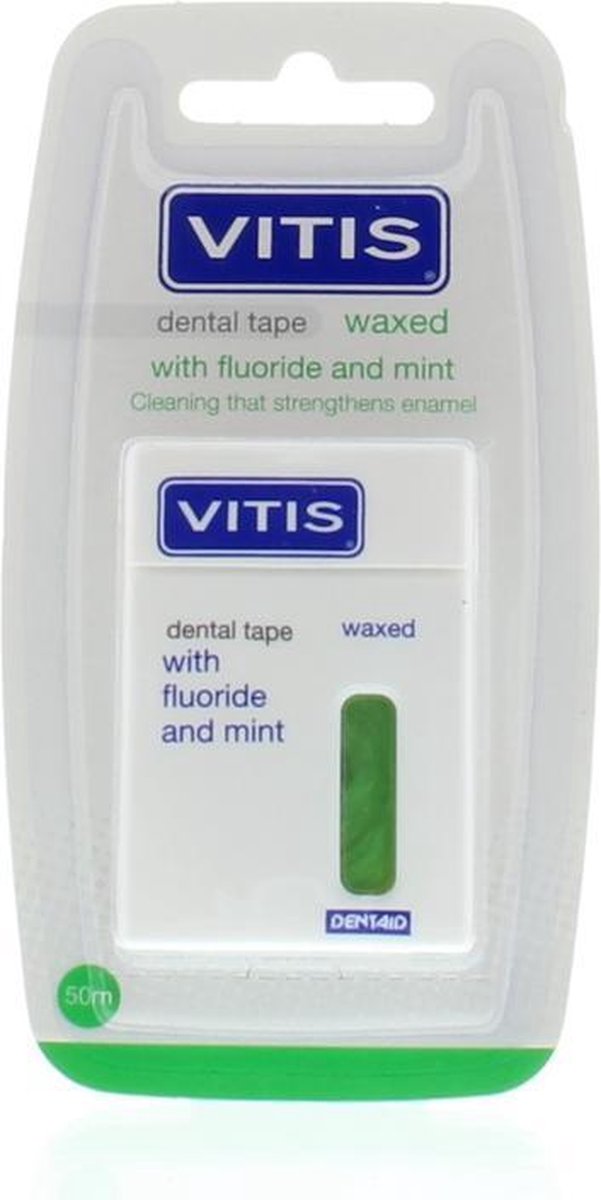 Vitis Flosdraad Tape Waxed Mint 50mtr