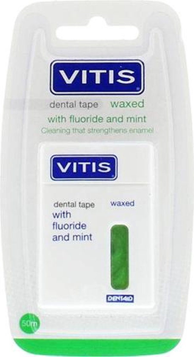 Vitis Flosdraad Tape Waxed Mint 50mtr