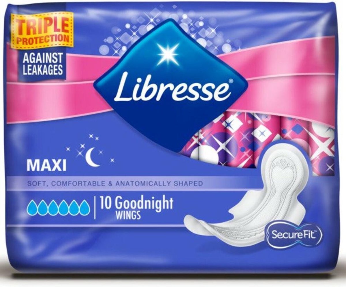 Libresse Maxi Goodnight 10stuks