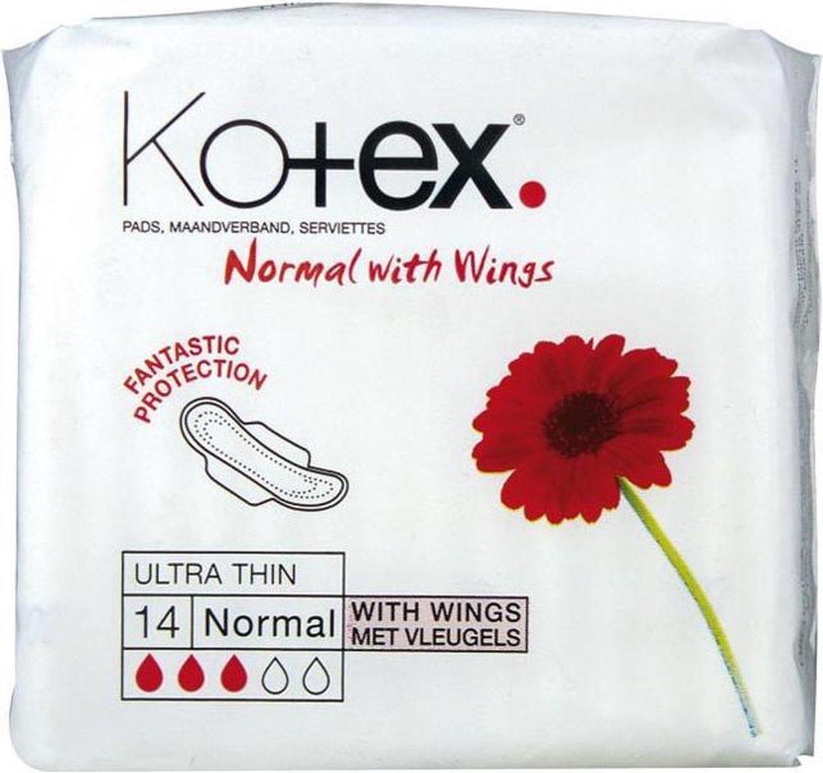 Kotex Ultra Normal Plus Met Vleugels 14stuks