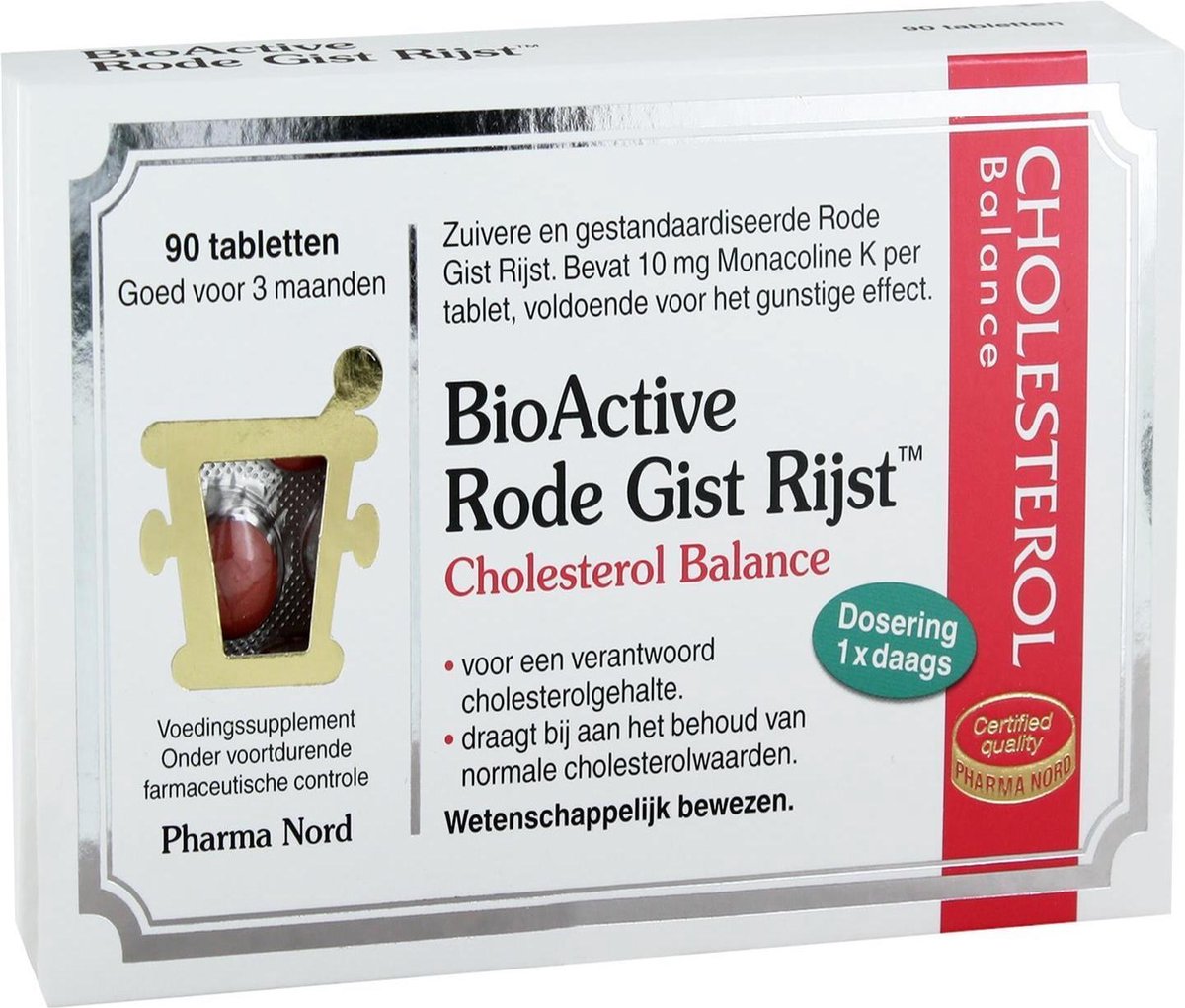 Pharma Nord BioActive Rode Gist Rijst Tabletten Bestekoop