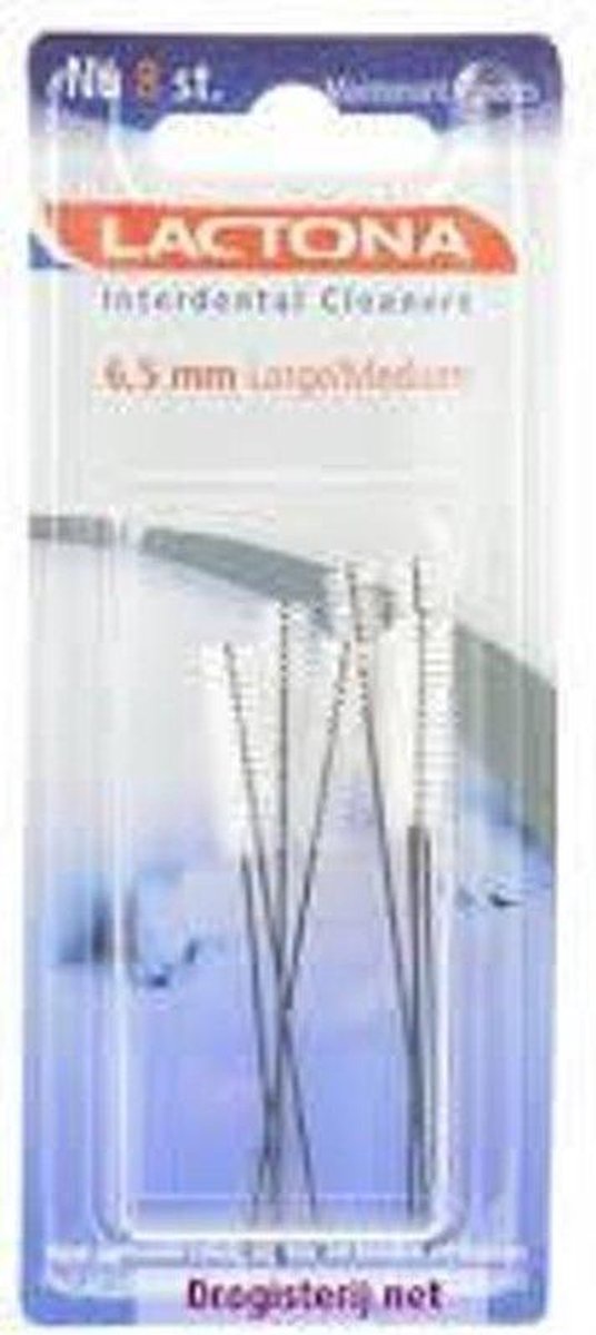 Lactona Ragers - Interdentale Borstels Large / Medium 6.5mm 8stuks