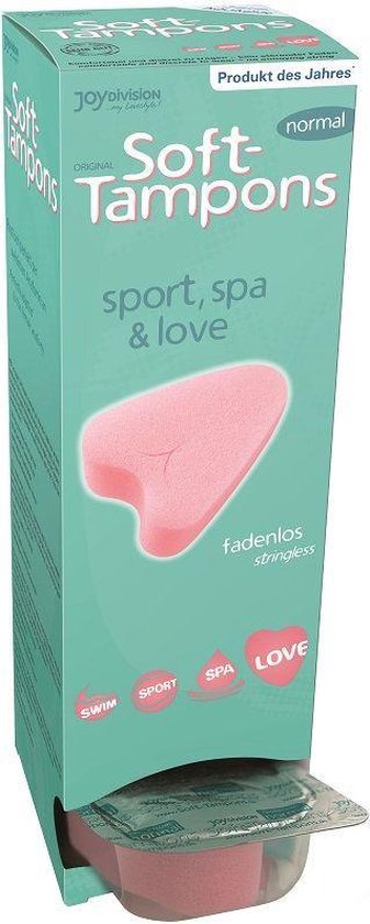Joy Division Soft-Tampons Sport Spa 10 Stuks - Roze