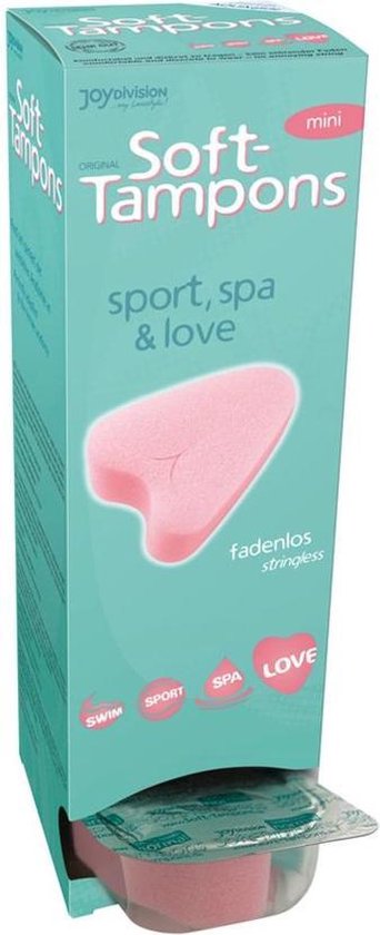 Joy Division Soft-Tampons Sport Spa 10 Stuks - Roze