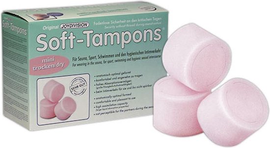 Joy Division Soft-Tampons Sport Spa 10 Stuks - Roze