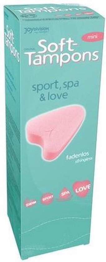 Joy Division Soft-Tampons Sport Spa 10 Stuks - Roze