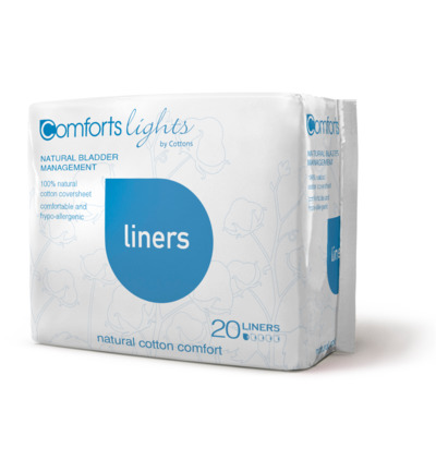 Comforts Light s Liners Incontinentie Inlegkruisjes 20stuks