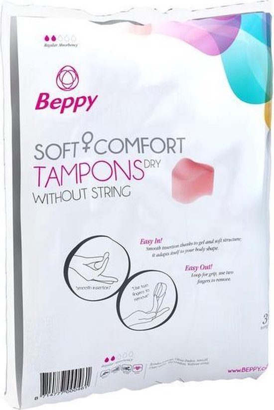 Beppy Soft Comfort Tampons Dry 30stuks - Blauw