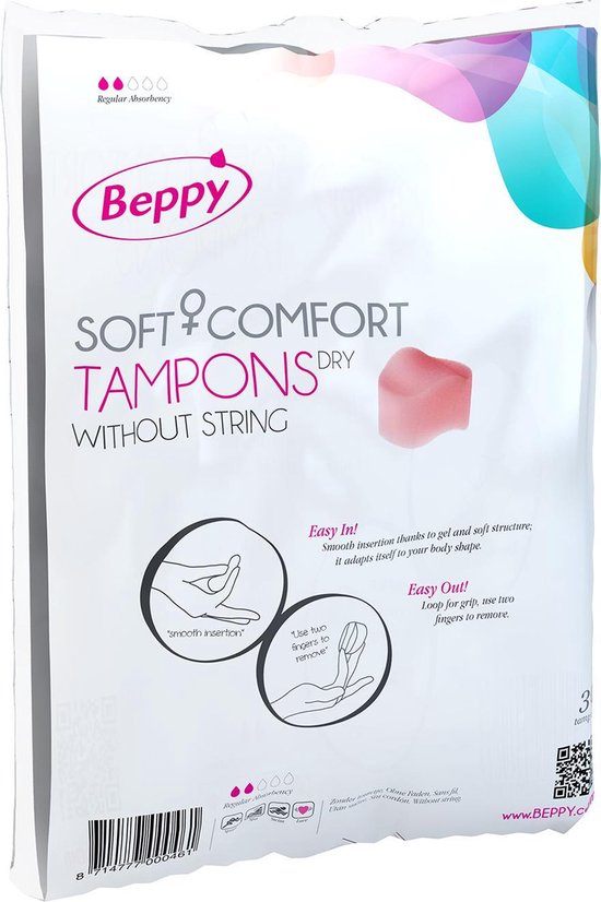 Beppy Soft Comfort Tampons Dry 30stuks - Blauw