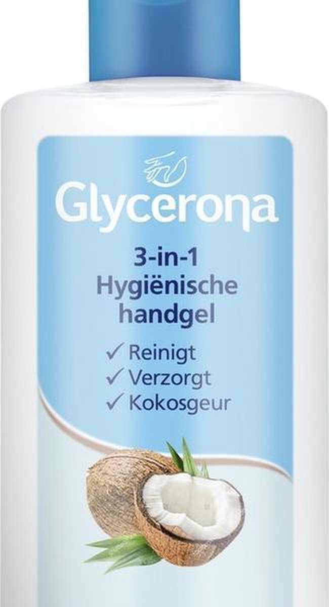 Glycerona Hygienische Handgel Kokos 3in1 100ml