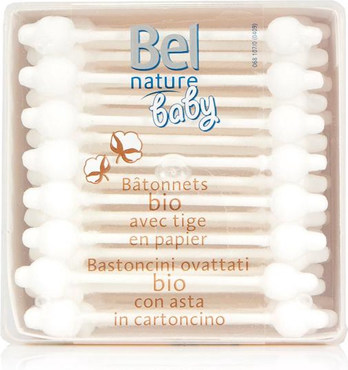 Bel Nature Wattenstaafjes Baby 56 Stuks