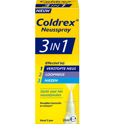 Hot Coldrex Coldrex Neusspray 3-in-1