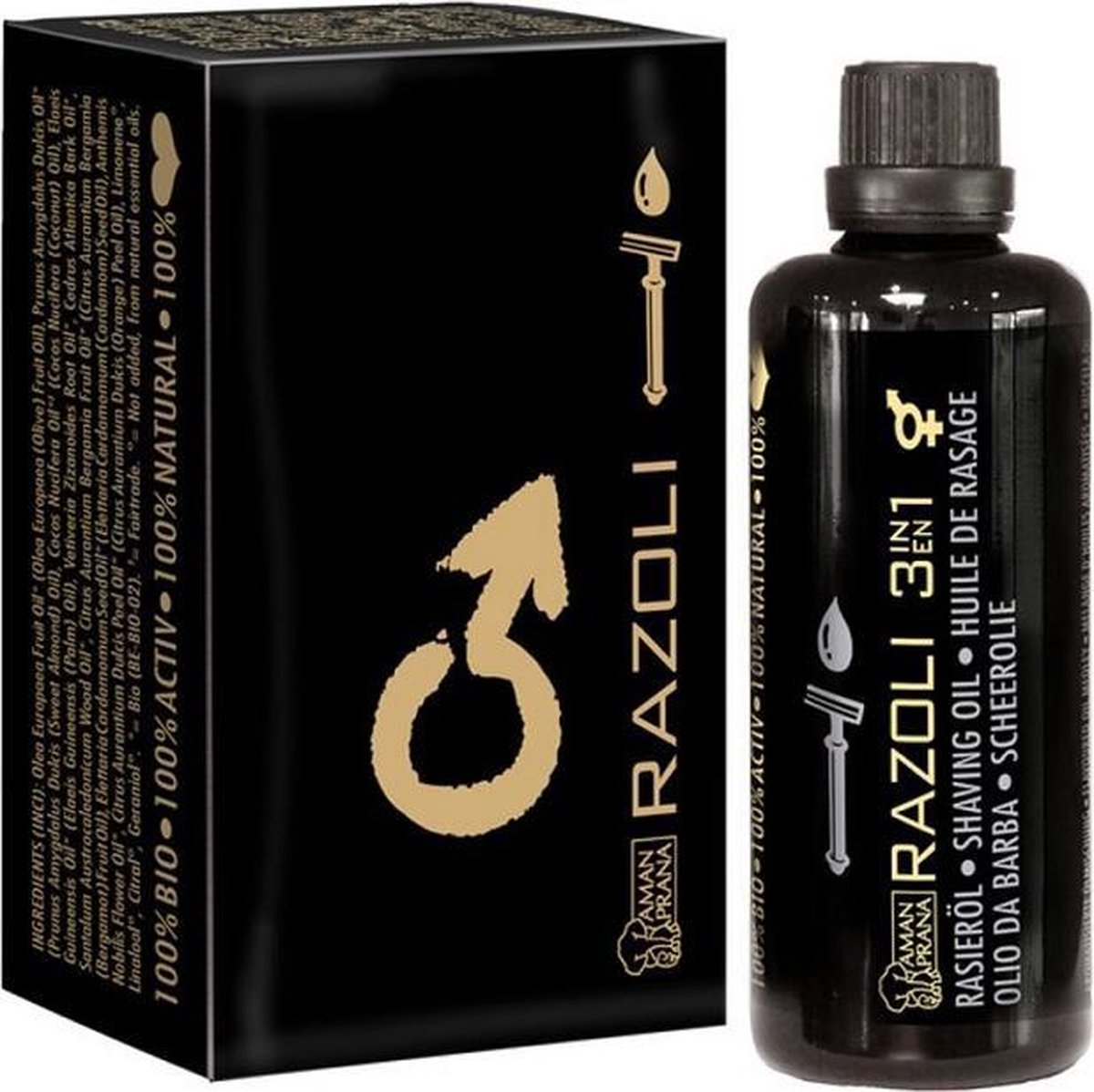 Aman Prana 100ml Razoli 3 in 1 Scheerolie