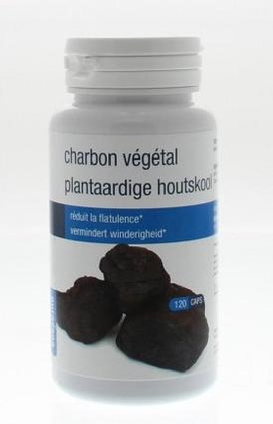 Purasana Houtskool Plantaardig 190mg Capsules