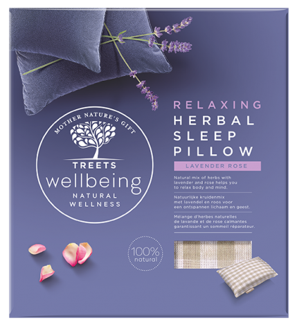 Treets Wellness Herbal Sleep Pillow Relaxing