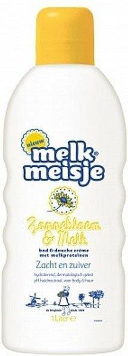 Melkmeisje Bad En Douche Zonnebloem En Melk 1000ml