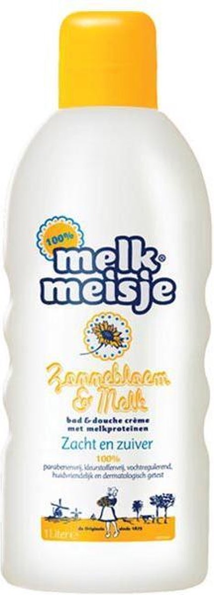 Melkmeisje Bad En Douche Zonnebloem En Melk 1000ml