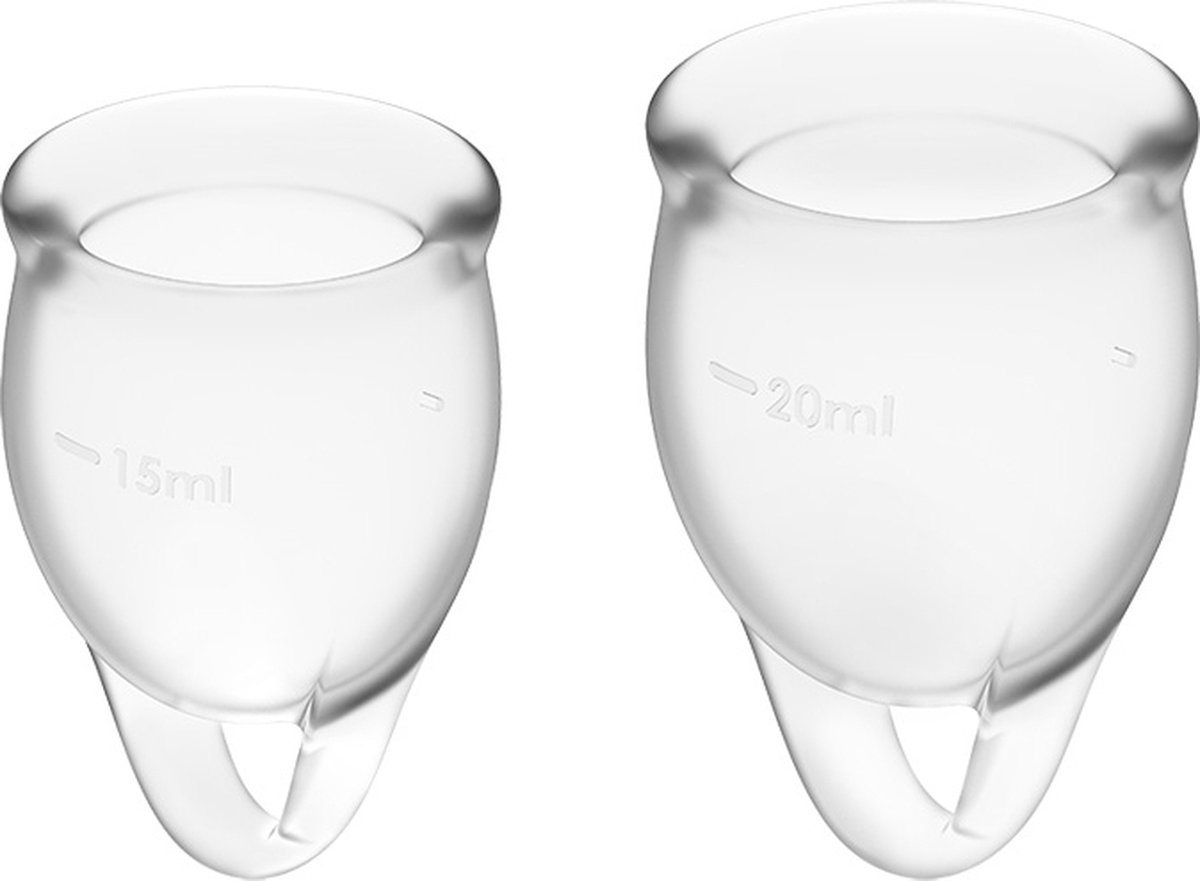 SATISFYER Menstruatie Cup Feel Confident - Transparant 2st