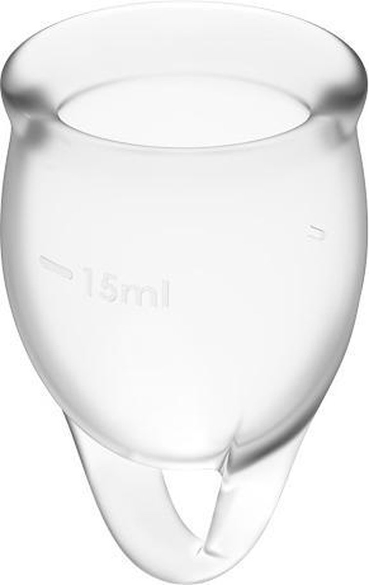 SATISFYER Menstruatie Cup Feel Confident - Transparant 2st
