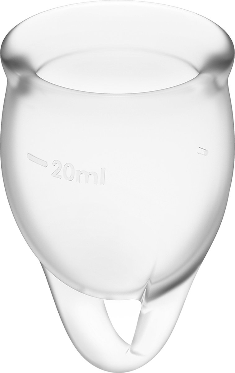 SATISFYER Menstruatie Cup Feel Confident - Transparant 2st