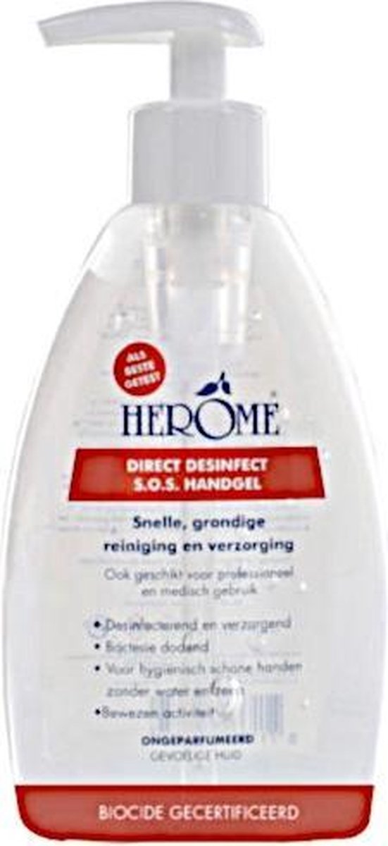 Herome Handgel Sensitive Ongeparfumeerd 200ml