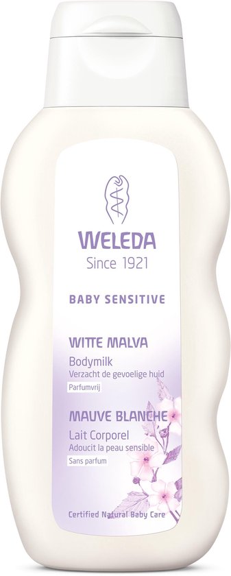 Weleda Baby Sensitive Bodymilkte Malva 200ml - Blanco