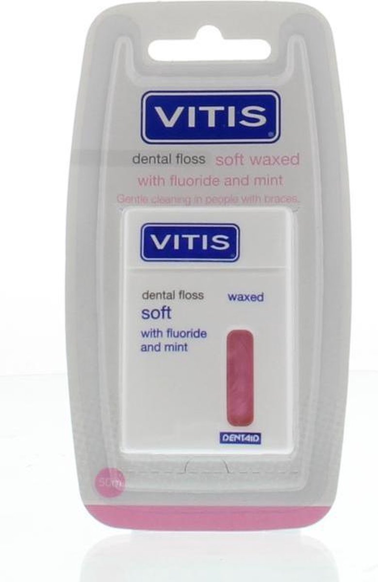 Vitis Flosdraad Floss Soft Wax Mint 50gr - Roze