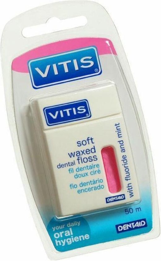 Vitis Flosdraad Floss Soft Wax Mint 50gr - Roze