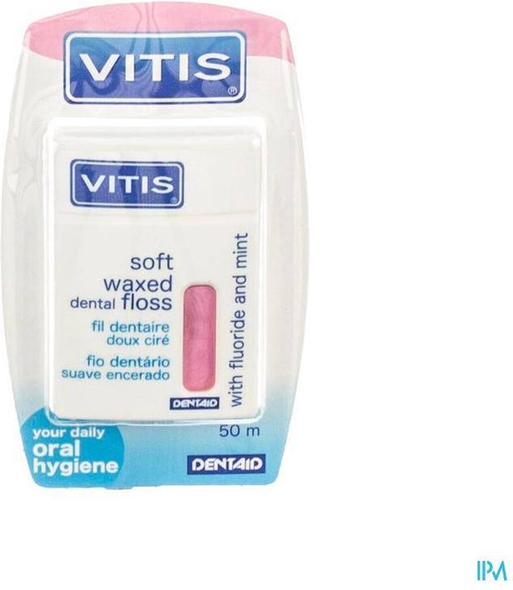 Vitis Flosdraad Floss Soft Wax Mint 50gr - Roze