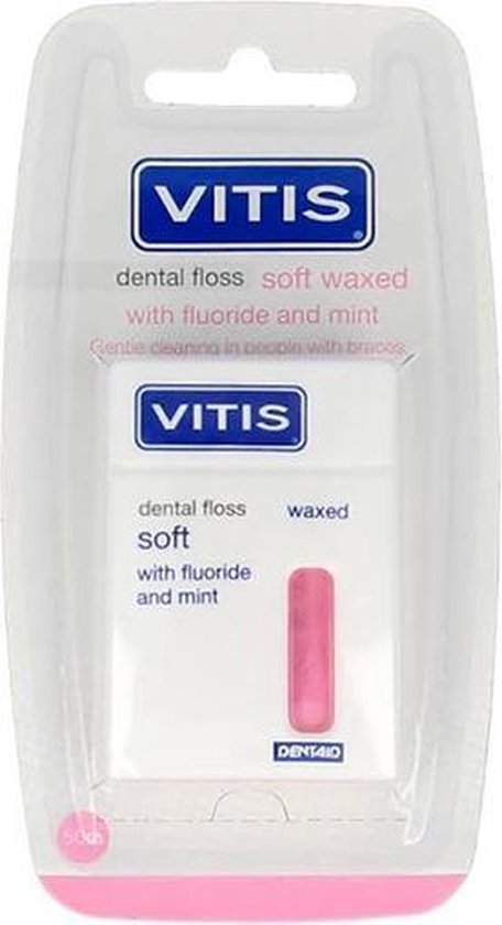 Vitis Flosdraad Floss Soft Wax Mint 50gr - Roze