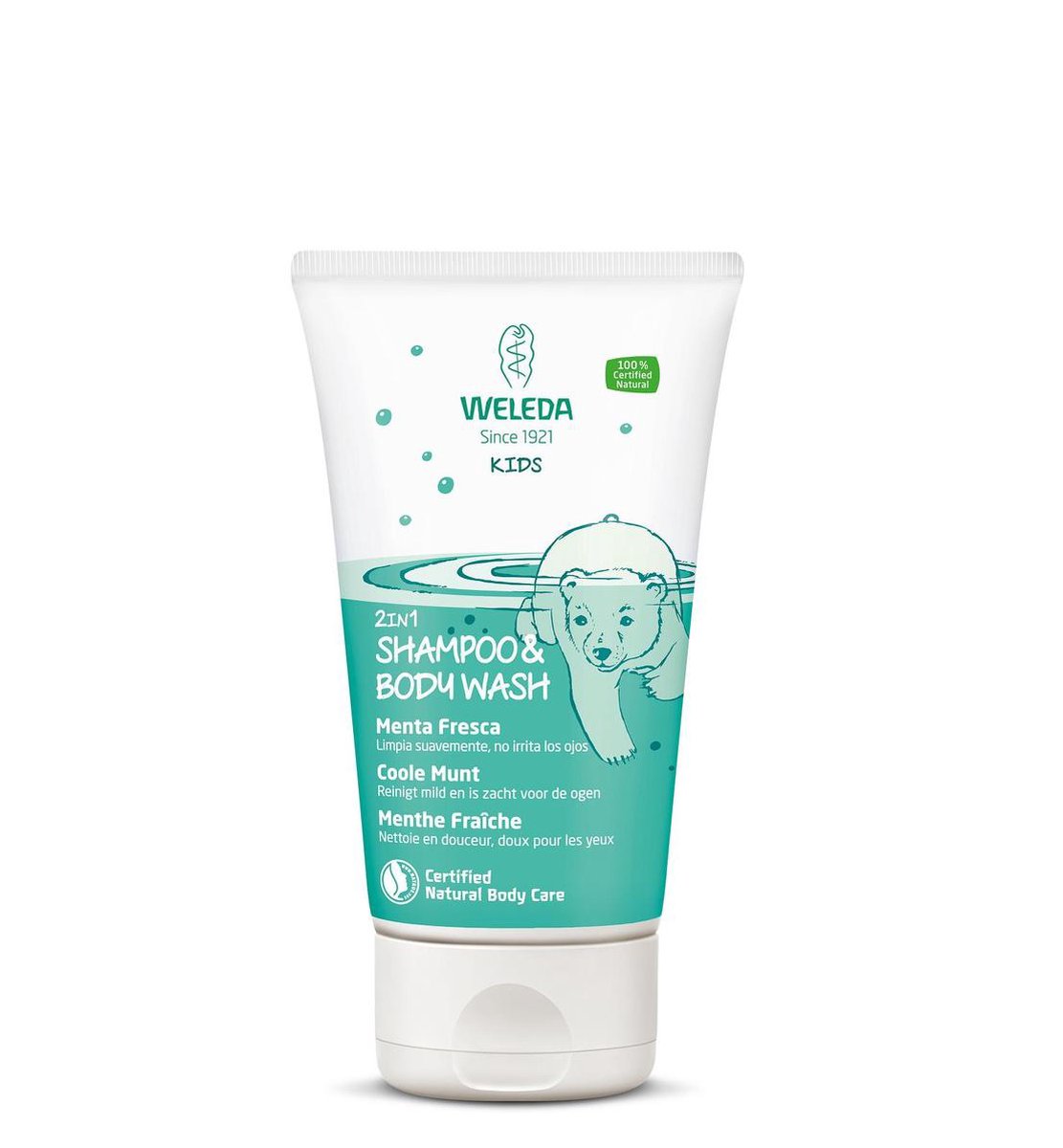 Weleda Kids 2in1 Shampoo And Body Wash Coole Munt 150ml
