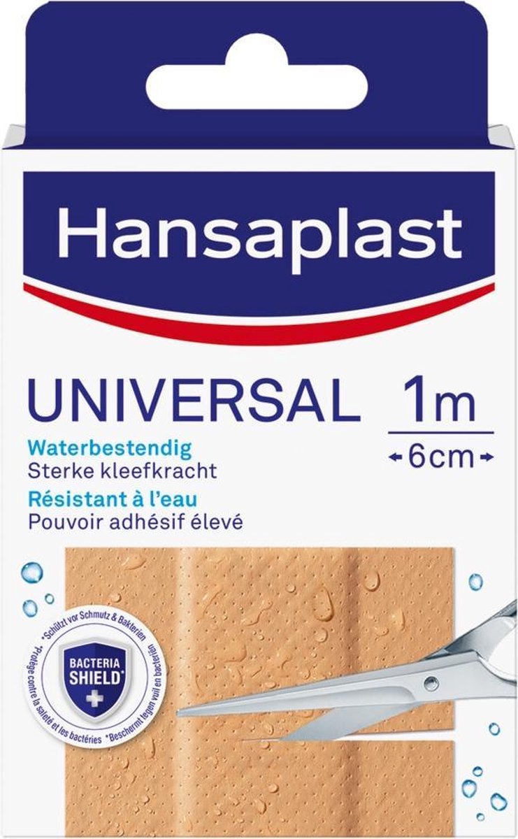 Hansaplast Pleisters Universal Waterbestendig 10cm x 6cm