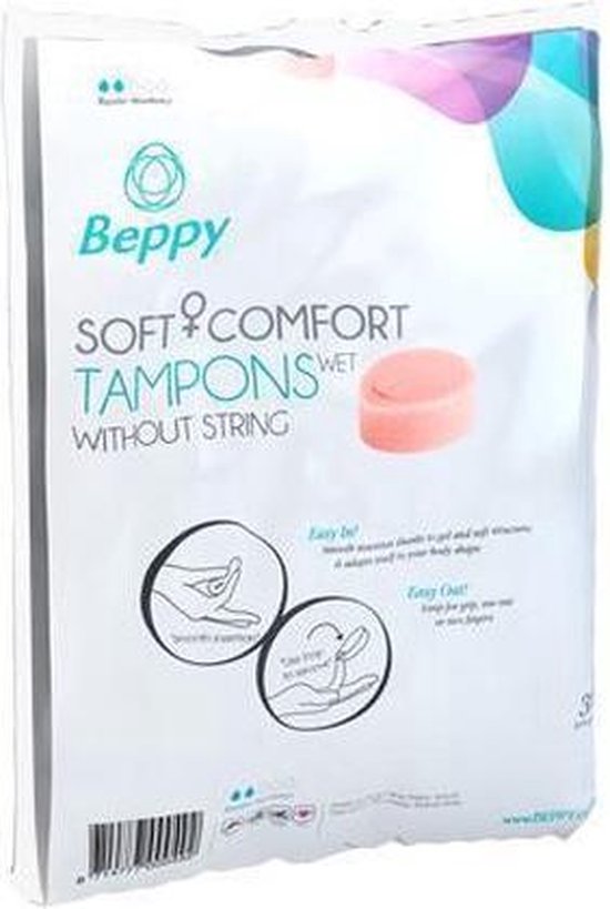 Beppy Soft en Comfort Tampons Wet 30stuks - Roze