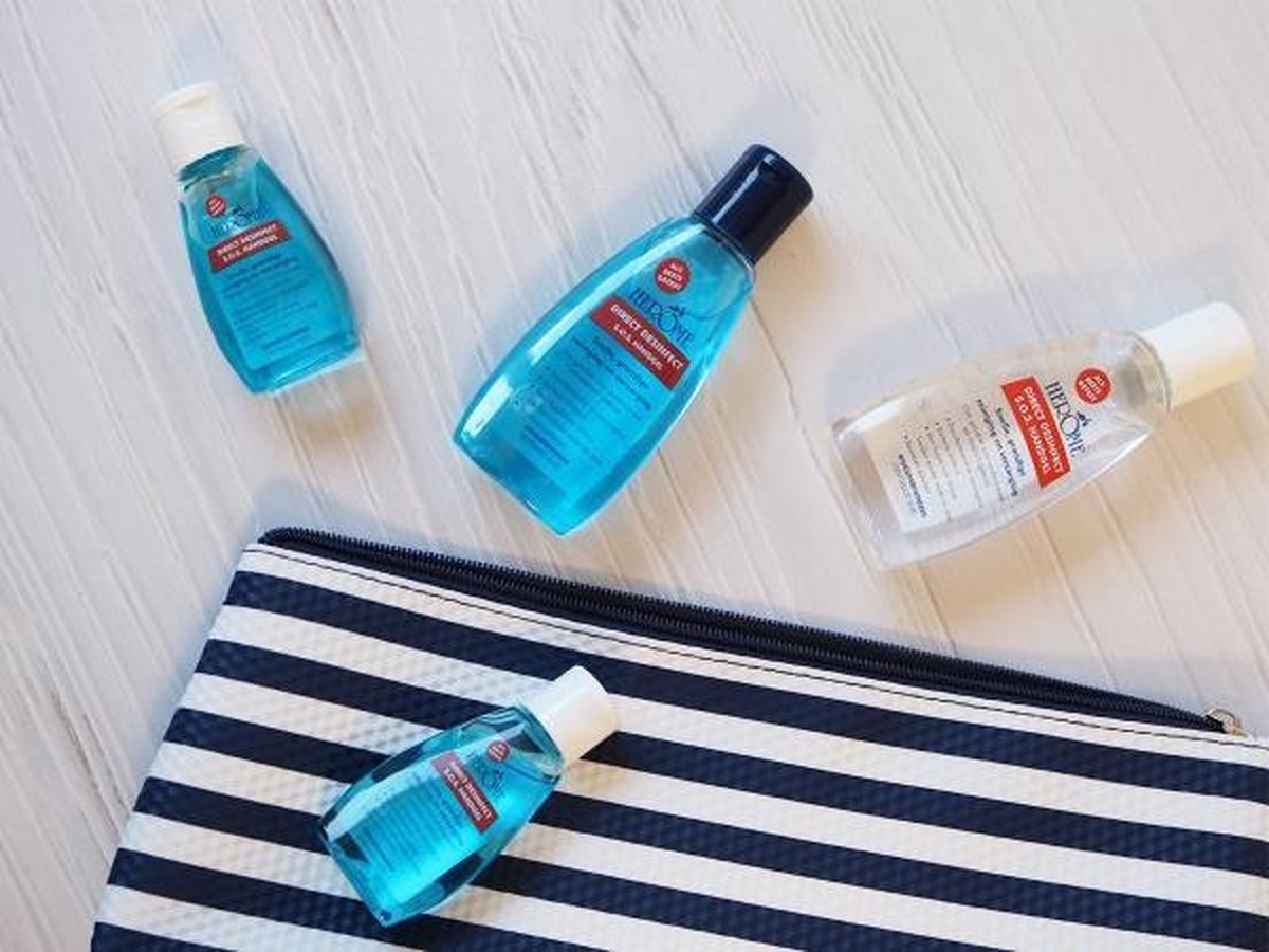 Herome Direct Desinfect S.O.S. Handgel Sensitive Ongeparfumeerd Flacon 75ml
