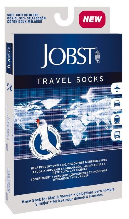 Jobst Travel Socks Maat 2 1pr - Zwart