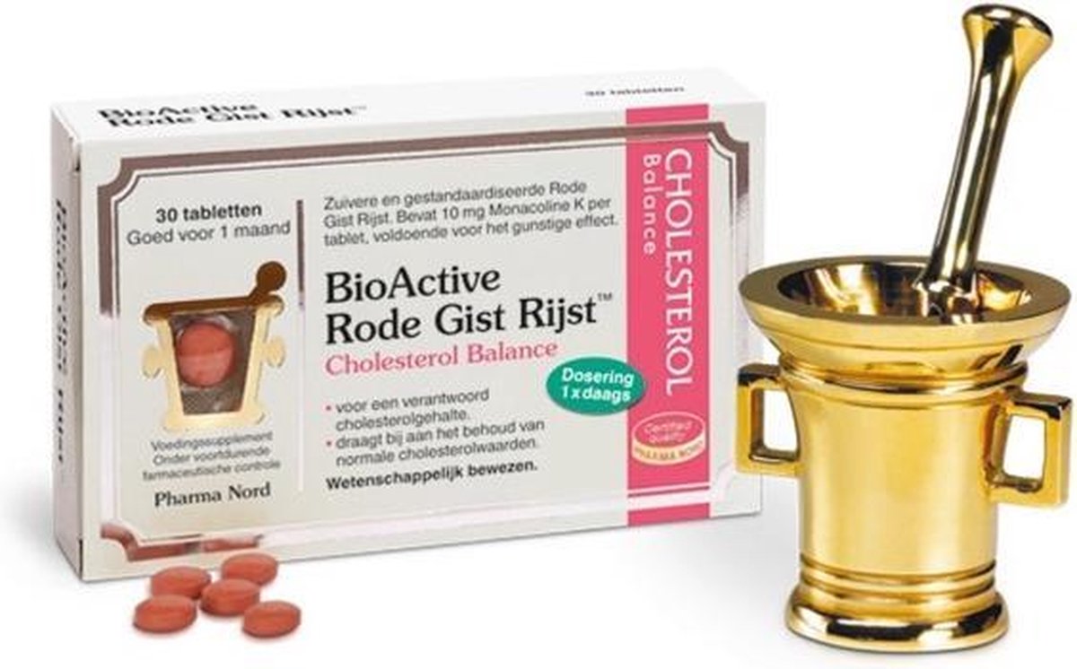 Pharma Nord BioActive Rode Gist Rijst Tabletten