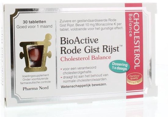 Pharma Nord BioActive Rode Gist Rijst Tabletten