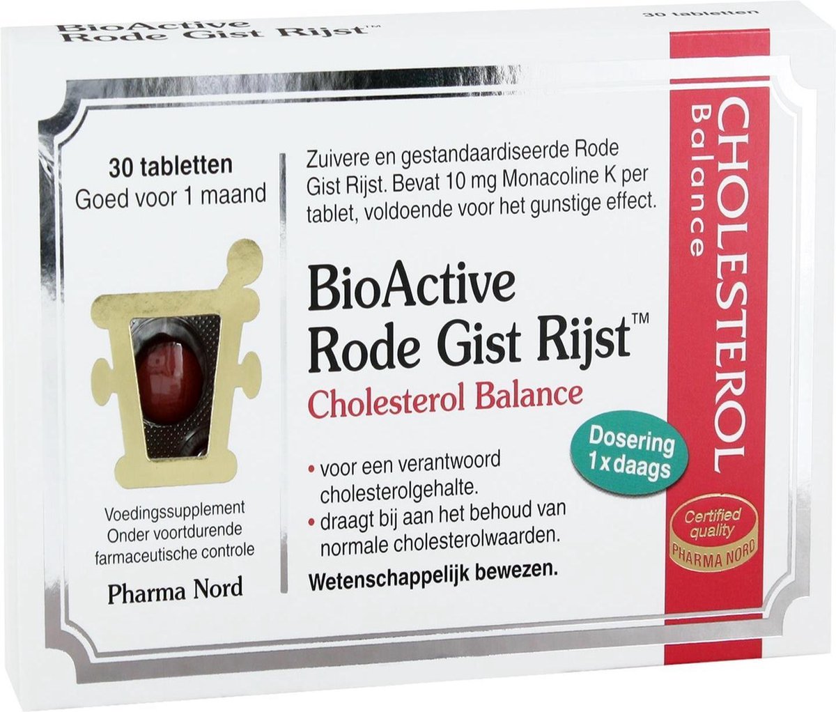 Pharma Nord BioActive Rode Gist Rijst Tabletten