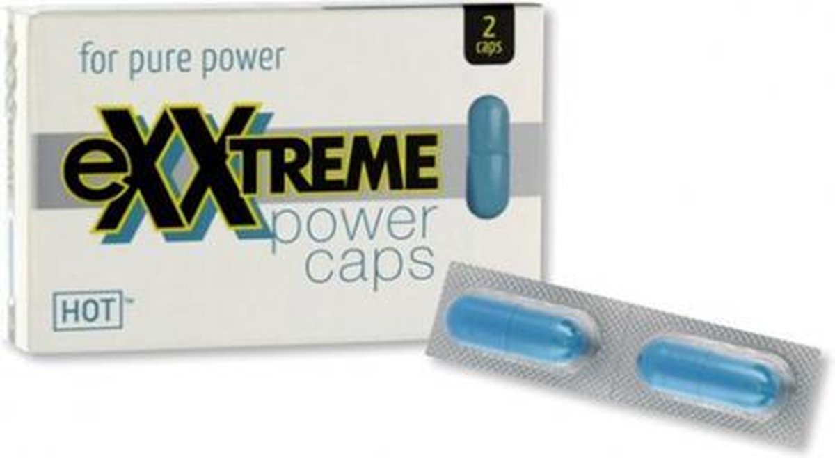 Eros Hot Exxtreme Power Capsules - Blauw