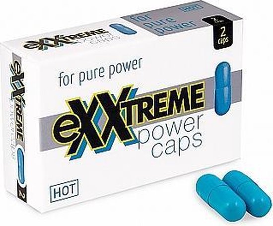 Eros Hot Exxtreme Power Capsules - Blauw