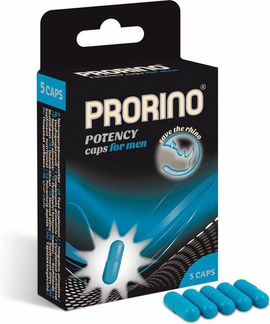 Hot Ero Prorino Potency Caps Men - Blauw