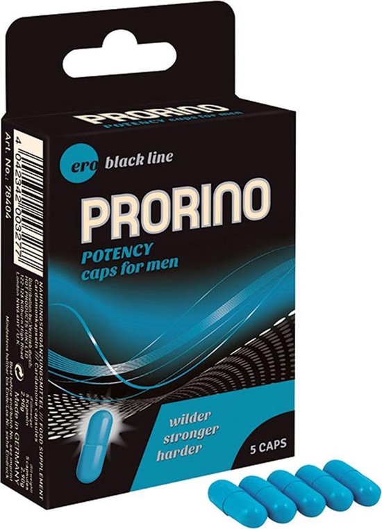 Hot Ero Prorino Potency Caps Men - Blauw